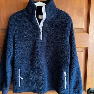 Crewcuts girls navy,lavender warm fleecy sweatshirt size 16.